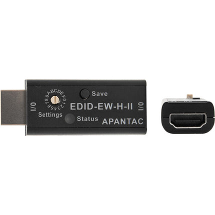 Apantac HDMI Emulator y Aprendiz Bidireccional UHD 4K 60Hz con 3 Slots EDID