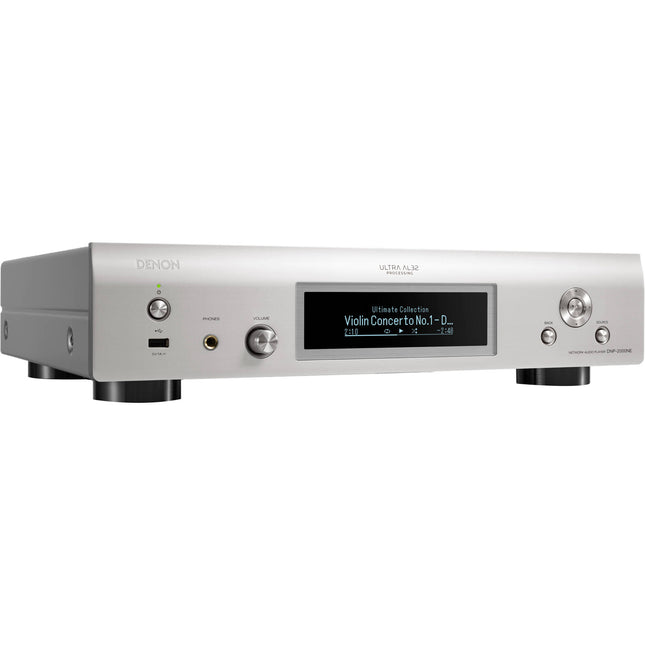 Denon DNP-2000NE Reproductor Audio Resolución Alta con DAC Cuádruple y HEOS Plata