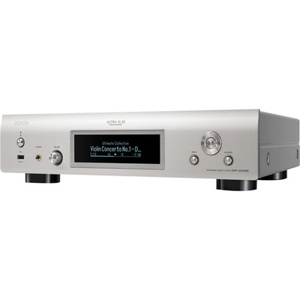 Denon DNP-2000NE Reproductor Audio Resolución Alta con DAC Cuádruple y HEOS Plata