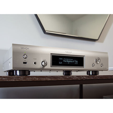 Denon DNP-2000NE Reproductor Audio Resolución Alta con DAC Cuádruple y HEOS Plata