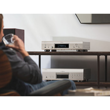 Denon DNP-2000NE Reproductor Audio Resolución Alta con DAC Cuádruple y HEOS Plata