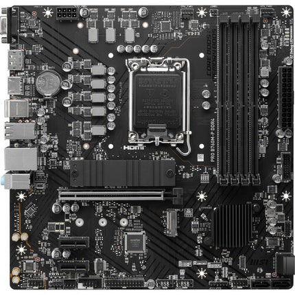 MSI PRO B760M-P DDR4 Placa Base Micro-ATX LGA 1700 4x DDR4 2x M.2