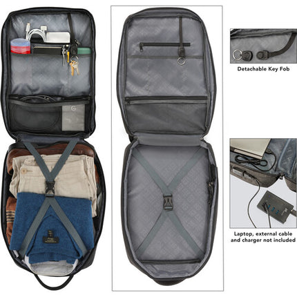 Ruggard Mochila Slim para Laptop 17" Compartimento Acolchado y USB