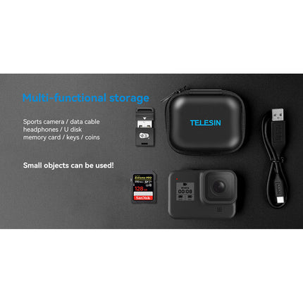 TELESIN Mini Estuche para Cámara Resistente a Golpes Polvo y Agua