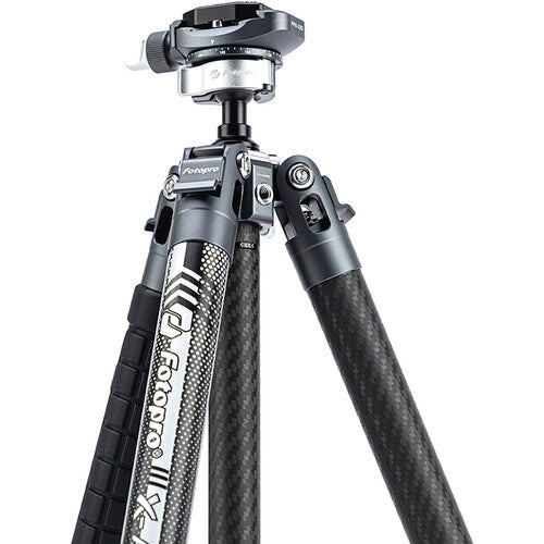Fotopro X-Aircross 3 Carbon Lite trípode de viaje con cabezal FPH-32Q y mochila convertible