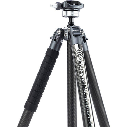 Fotopro X-Aircross 3 Carbon Lite trípode de viaje con cabezal FPH-32Q y mochila convertible
