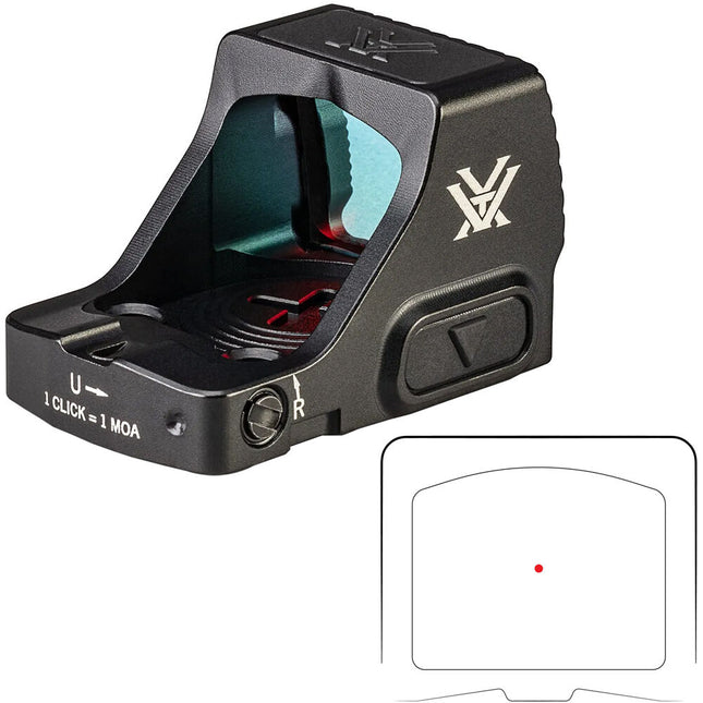 Vortex Defender CCW Mira Punto Rojo 3 MOA Lente Asférica 10 Min Auto Apagado
