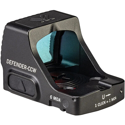 Vortex Defender CCW Mira Punto Rojo 3 MOA Lente Asférica 10 Min Auto Apagado