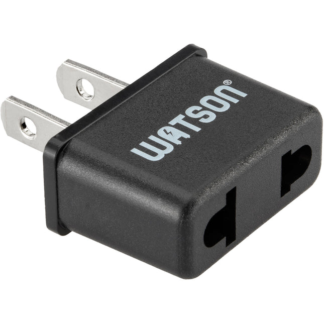 Watson Adaptador de Enchufe 2-Prong Europa a USA Tipo C a Tipo A
