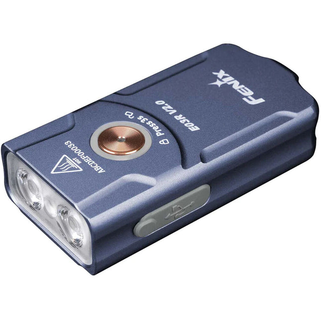 Fenix Flashlight E03R V2.0 Linterna Recargable 500 Lúmenes 2.1 Pulgadas Azul