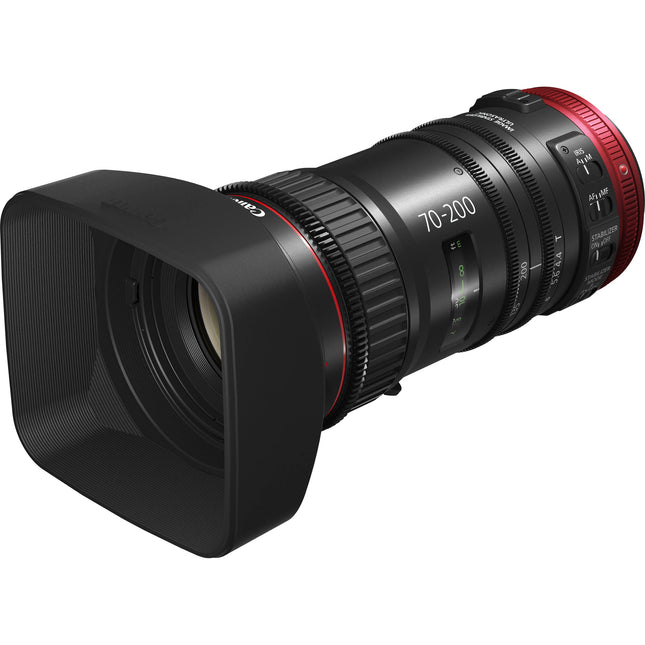 Canon CN-E 70-200mm T4.4 Zoom de Cine Servo Compacto para Sensor Super 35 4K HDR