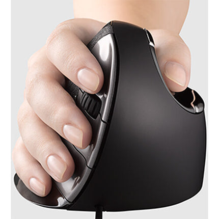 Evoluent VerticalMouse D Ratón cableado ergonómico grande 6.9 USB sensor láser dpi ajustable