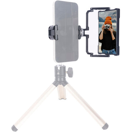 Niceyrig Kit de Selfie para Streaming Vlogging con Monitor Plegable 4.8" y Soporte para Smartphone