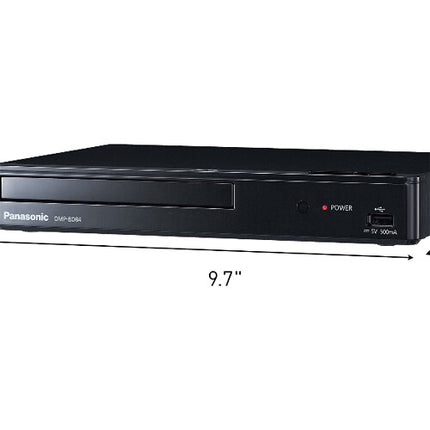Panasonic DMP-BD84P-K Reproductor Blu-ray Full HD 1080p USB Frontal