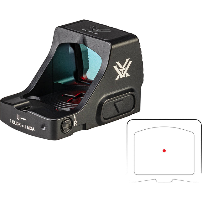 Vortex Defender-CCW Mira Punto Rojo 6 MOA Lente Asférica 8 Brillos