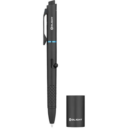 Olight O'pen Glow Linterna Bolígrafo Recargable 120 Lúmenes Luz Blanca y Punta LED Negro
