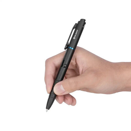 Olight O'pen Glow Linterna Bolígrafo Recargable 120 Lúmenes Luz Blanca y Punta LED Negro