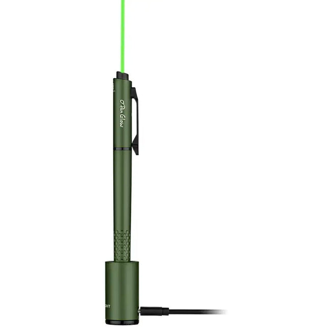Olight O'pen Glow Linterna Recargable 120 Lúmenes Verde OD con Base de Carga