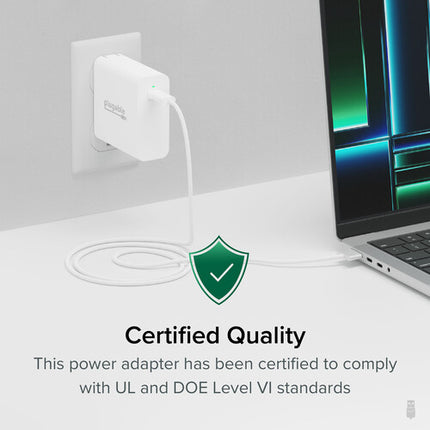 Plugable Adaptador de corriente USB-C GaN 140W con enchufe plegable y PD 3.1