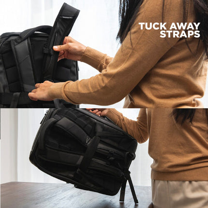 Nomatic Travel Pack Mochila Negra 14L con Funda para Laptop 16" y Bolsillo RFID Seguro