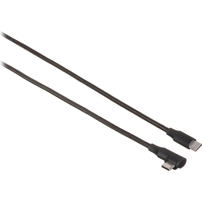TourBox Cable USB-C para Controlador TourBox Elite con Conectores de Aleación de Aluminio y Cable Trenzado de Nylon Negro