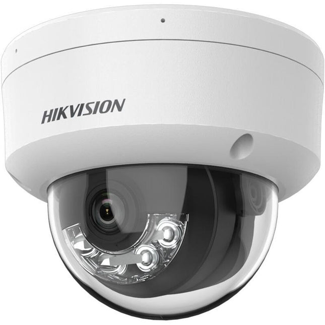 Hikvision AcuSense ColorVu DS-2CD3148G2-LISU Cámara Domo Exterior 4MP 2.8mm 131' Visión Nocturna