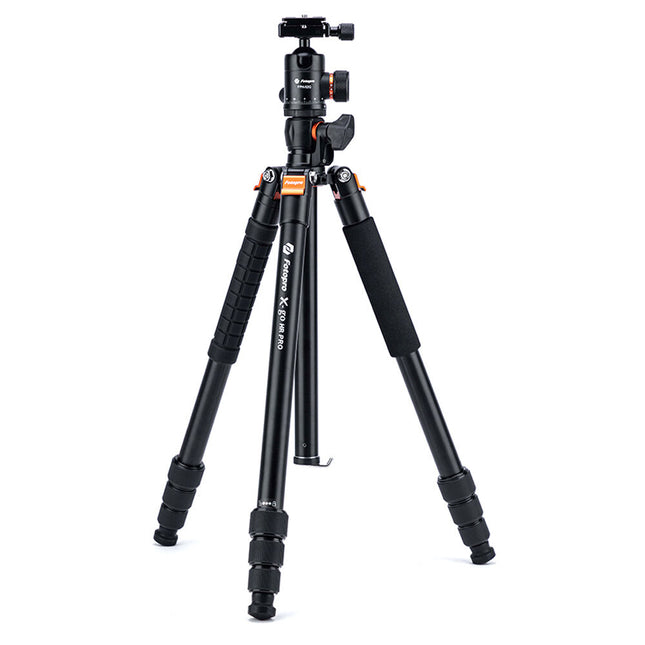 Fotopro X-Go HR Pro trípode horizontal aluminio con monopod y cabezal esférico carga 8 kg altura máxima 159 cm
