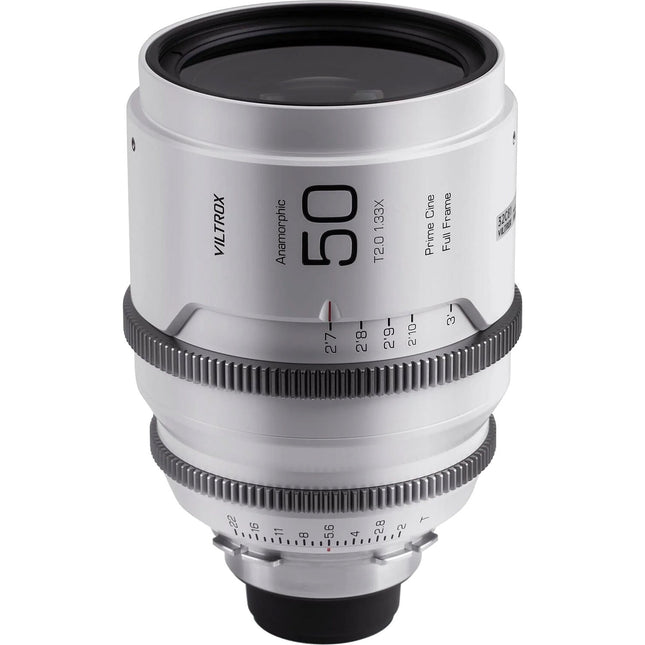 Viltrox EPIC 50mm T2.0 Lente Anamórfica 1.33x Full Frame T2 a T22
