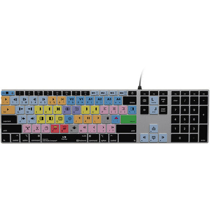 KB Covers Teclado Retroiluminado Avid Media Composer macOS Ultradelgado 4 Niveles de Brillo
