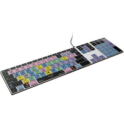 KB Covers Backlit Pro Teclado de Aluminio para Final Cut Pro macOS Ultradelgado 4 Niveles de Brillo