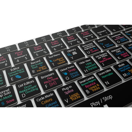 KB Covers Backlit Pro Teclado de Aluminio para Logic Pro 3 Niveles de Brillo