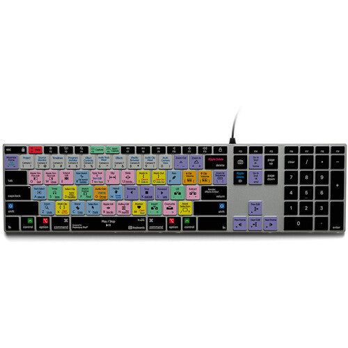 KB Covers Teclado Retroiluminado Adobe Premiere Pro macOS Ultradelgado 4 Niveles de Brillo
