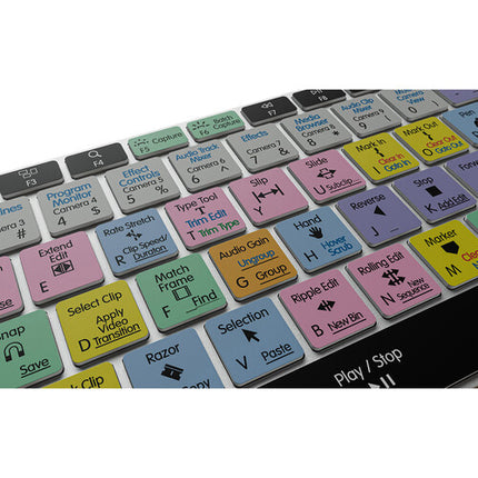 KB Covers Teclado Retroiluminado Adobe Premiere Pro macOS Ultradelgado 4 Niveles de Brillo