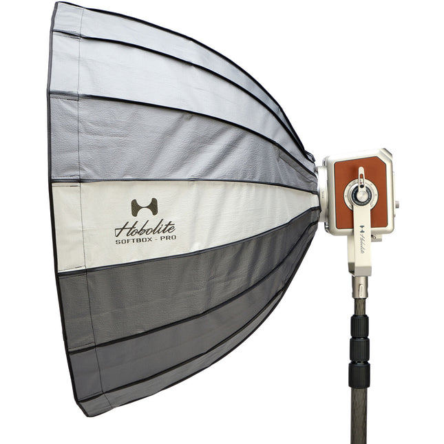 Hobolite Pro Softbox 90 cm para luz LED bicolor con difusor portátil y bolsa de transporte