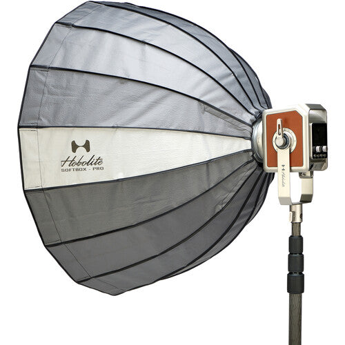 Hobolite Pro Softbox 90 cm para luz LED bicolor con difusor portátil y bolsa de transporte