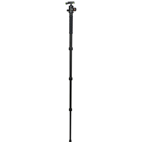 Fotopro X-Go HR Pro trípode horizontal aluminio con monopod y cabezal esférico carga 8 kg altura máxima 159 cm