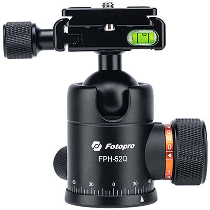 Fotopro X-Go HR Pro trípode horizontal aluminio con monopod y cabezal esférico carga 8 kg altura máxima 159 cm