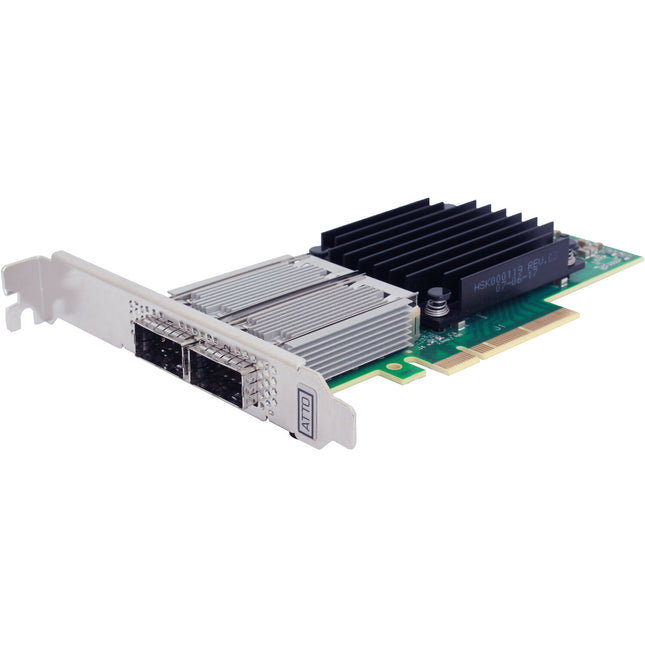 ATTO Technology FastFrame N4S2 SmartNIC PCIe 3.0 x8 Dual Canal 10 Gb/s SFP+