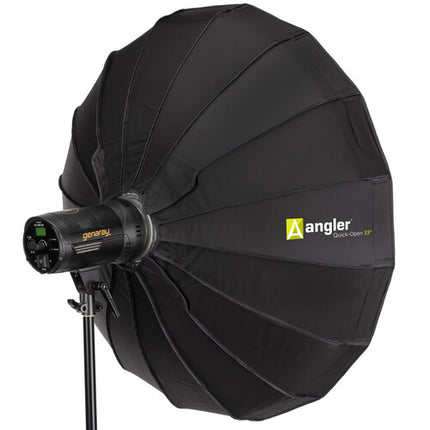 Angler Beauty Dish Plegable 33" para Bowens Blanco con Difusores y Estuche