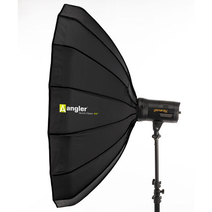 Angler Beauty Dish Plegable 40" Blanco para Bowens con Difusores y Funda