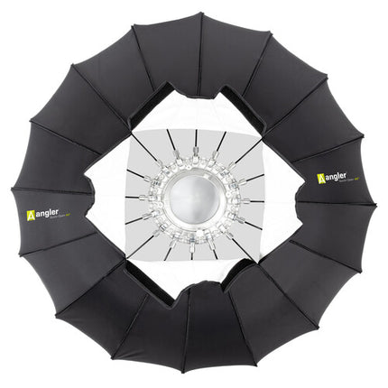 Angler Beauty Dish Plegable 40" Blanco para Bowens con Difusores y Funda