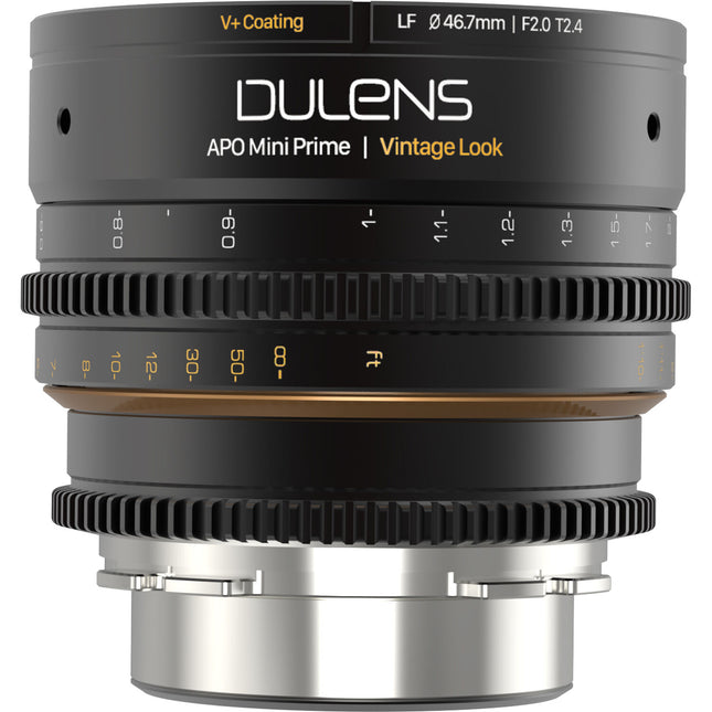 Dulens APO Mini Prime 43mm T2.4 Lente Full Frame Montura ARRI PL Kit con Tapas