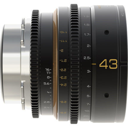 Dulens APO Mini Prime 43mm T2.4 Lente Full Frame Montura ARRI PL Kit con Tapas