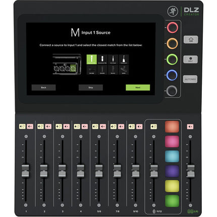 Mackie DLZ Creator Mezclador Digital Adaptativo 4 Preamp 10.1" Pantalla