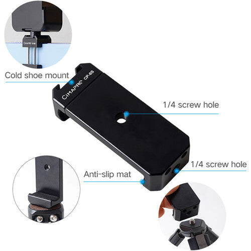 CimaPro CP-8S Soporte Metal Para Smartphone 2.4 A 3.5 Pulgadas