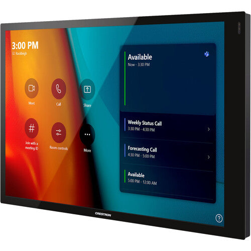 Crestron Flex Sistema de Videoconferencia Avanzado con Pantalla Táctil 10.1" 1080p para Microsoft Teams Rooms