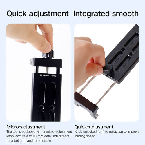 CimaPro CP-12 Soporte para Trípode Tablets y Smartphones 4.7-9.8 Pulgadas
