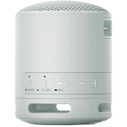Sony XB100 Altavoz Bluetooth portátil gris resistente agua IP67 16 horas batería cable USB-C