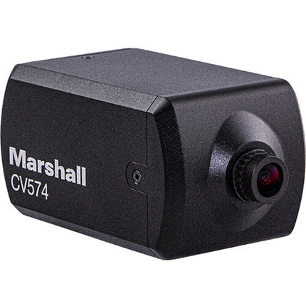 Marshall Electronics CV574 Cámara Mini UHD 4K60 con Lente 4mm M12 PoE HDMI
