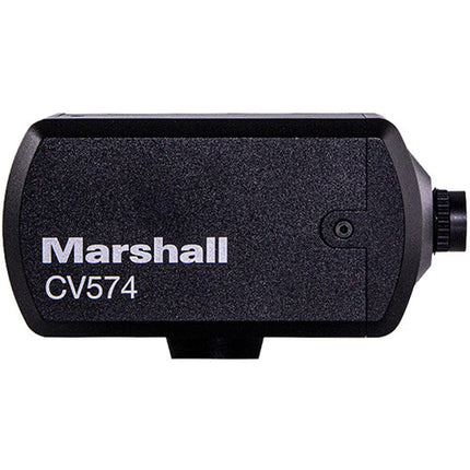 Marshall Electronics CV574 Cámara Mini UHD 4K60 con Lente 4mm M12 PoE HDMI